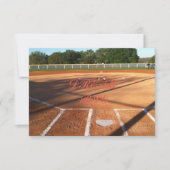 ソフトボール人生 招待状 (正面)