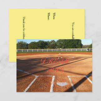 ソフトボール人生 招待状