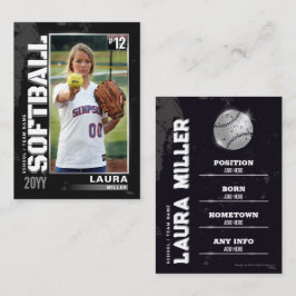 ソフトボール取引カード銀系野球選手カード コーリングカード