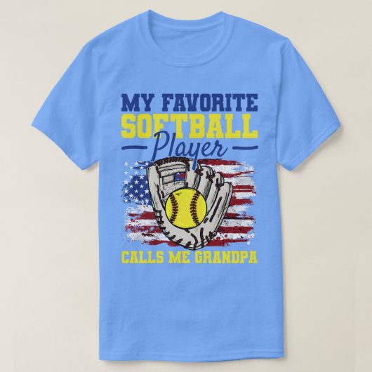 ソフトボール国旗 Tシャツ (デザイン正面)