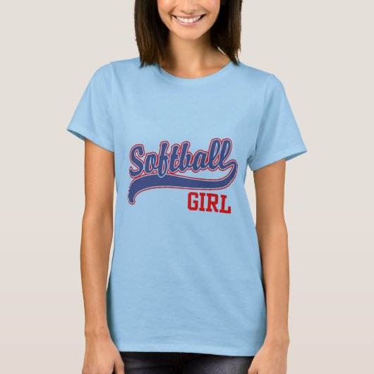 ソフトボール女子 Tシャツ (正面)