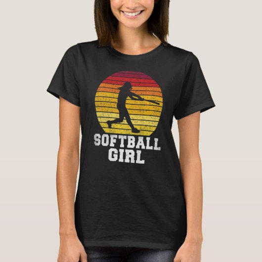 ソフトボール女子 Tシャツ (正面)