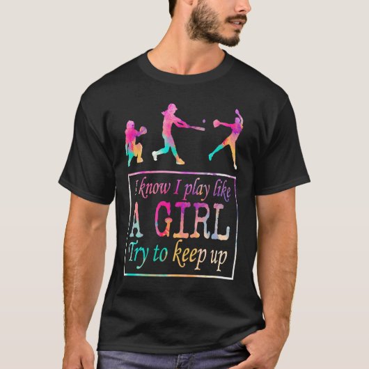 ソフトボール投手捕手塁手野手コーチMam Tシャツ (正面)
