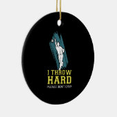 ソフトボール投手 セラミックオーナメント (右)