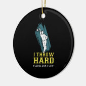 ソフトボール投手 セラミックオーナメント (左)