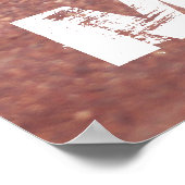 ソフトボール捕手カスタムポスター ポスター (角)