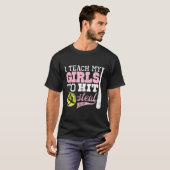 ソフトボール教えママ俺が殴って盗む Tシャツ (正面フル)