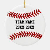 ソフトボール本当に素晴らしいコーチを見つけることが懸命である セラミックオーナメント (裏面)