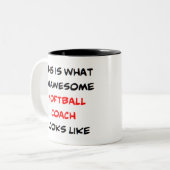 ソフトボール素晴らしコーチ ツートーンマグカップ (正面左)