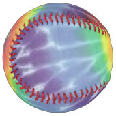 ソフトボール絞り染め設計ソフトボールレインボースパイラル ソフトボール (正面左)