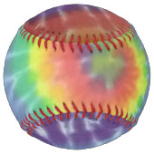 ソフトボール絞り染め設計ソフトボールレインボースパイラル ソフトボール (正面)
