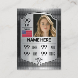 ソフトボール統計シールドカードソフトボール取引カード コーリングカード