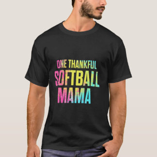 ソフトボール誇りを持ったママ選手 Tシャツ