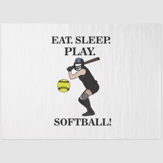 ソフトボール選手コーチスポーツパーティー 薄葉紙 (正面)