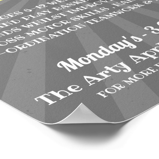 ソフトボール部大会学校スポーツ ポスター (角)