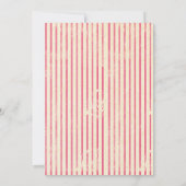 ソフトボール野球のテーマパーティーの招待 招待状 (裏面)