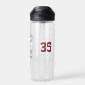 ソフトボール野球チーム及びアスリート名 ウォーターボトル (背面)