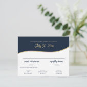 ソフトボール野球金ゴールド応答カード 出欠カード (スタンド正面)