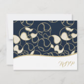 ソフトボール野球金ゴールド応答カード 出欠カード (裏面)