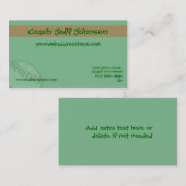 ソフトボール野球 名刺 (正面/裏面)