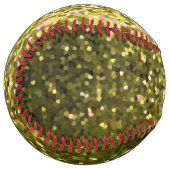 ソフトボール金ゴールドモザイクスパークリーのテクスチャ ソフトボール (正面左)