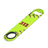 ソフトボール黄色く速いピッチ8U 10Uの栓抜き スピード栓抜き (正面アングル)