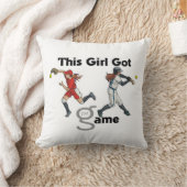 ソフトボール2は枕味方しました クッション (ブランケット)