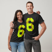 ソフトボール6ジャージー番号 Tシャツ (ユニセックス)