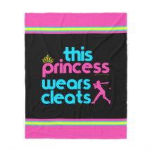 ソフトボール: このプリンセスはクリートを-女の子身に着けています