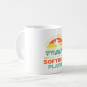 ソフトボール コーヒーマグカップ (正面左)