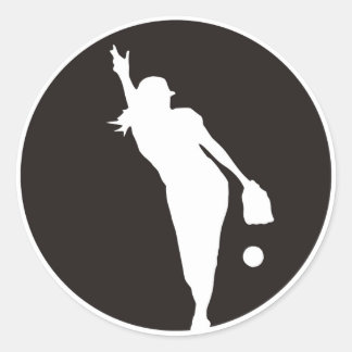 ソフトボール・サークル投手 ラウンドシール