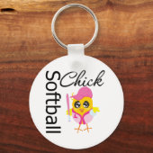 ソフトボール・シック キーホルダー (正面)