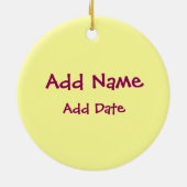 ソフトボール セラミックオーナメント (裏面)