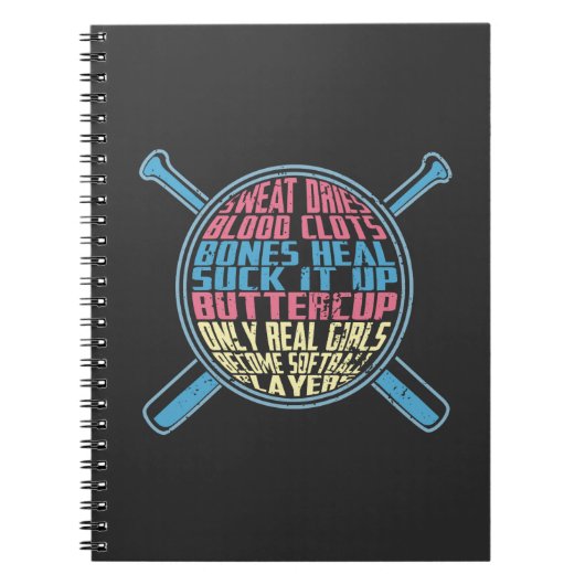 ソフトボール ノートブック (正面)