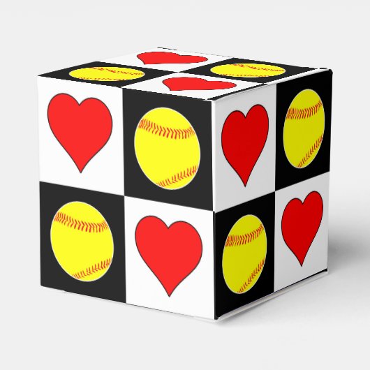ソフトボール&ハートファーストピッチソフトボールギフトボックス フェイバーボックス (裏面サイド)