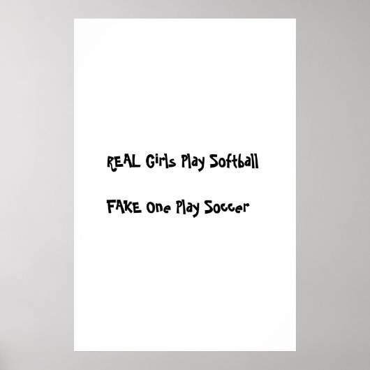 ソフトボール ポスター (正面)