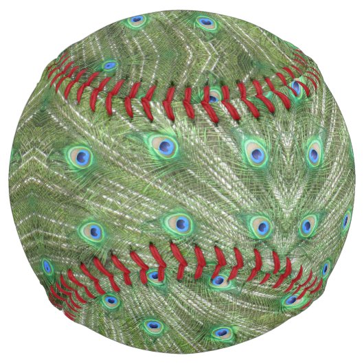 ソフトボール – 孔雀の尾羽 (正面)