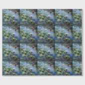 ソフトボール《植物》スイレンラッピング紙 ラッピングペーパー (フラット)