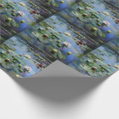 ソフトボール《植物》スイレンラッピング紙 ラッピングペーパー (角)
