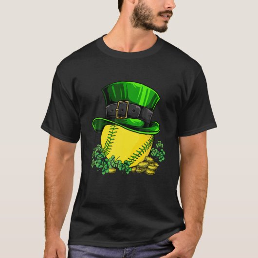 ソフトボールSt patricks dayボーイズ男子Sp Tシャツ (正面)
