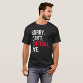 ソフトボールTシャツすまない Tシャツ (正面フル)