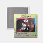 ソフトボー結婚ルスポーツのテーマ写真デートを保存! マグネット (正面/裏面)