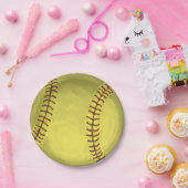 ソフトボ絵を描ールアート ペーパープレート (パーティー)