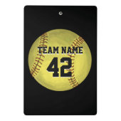 ソフトボ絵を描ールアート ミニクリップボード (裏面)