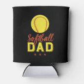 ソフトボ誇りを持ったールパパ選手キッドの父親 缶クーラー (正面)