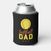 ソフトボ誇りを持ったールパパ選手キッドの父親 缶クーラー (缶裏面)
