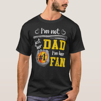 ソフトボ誇りを持ったールパパIは彼女のパパIは彼女1 Tシャツ
