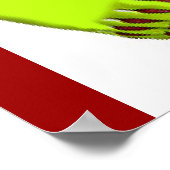 ソフトボ遊ールのポスター付き ポスター (角)