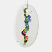 ソフトボ遊ールの女の子 セラミックオーナメント (右)