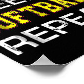 ソフトボ食べールスリープソフトボールリピート ポスター (角)